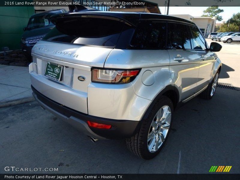 Indus Silver Metalllic / Ebony/Ebony 2016 Land Rover Range Rover Evoque HSE