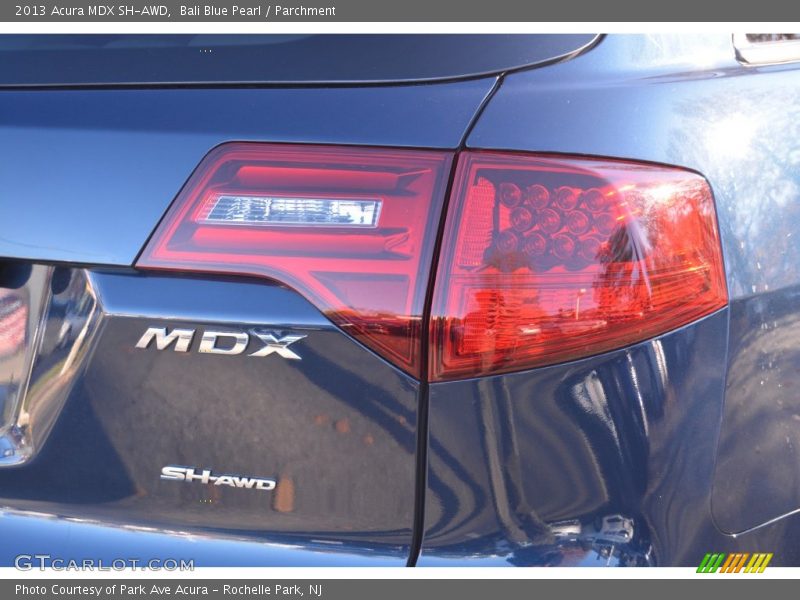Bali Blue Pearl / Parchment 2013 Acura MDX SH-AWD