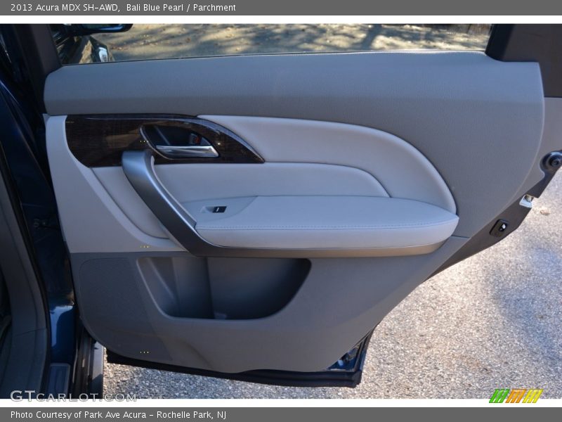 Bali Blue Pearl / Parchment 2013 Acura MDX SH-AWD