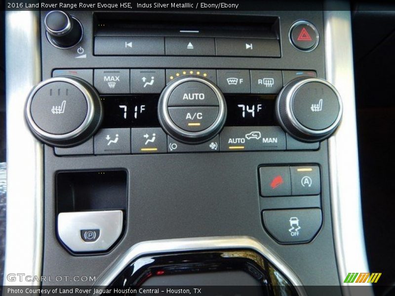 Indus Silver Metalllic / Ebony/Ebony 2016 Land Rover Range Rover Evoque HSE