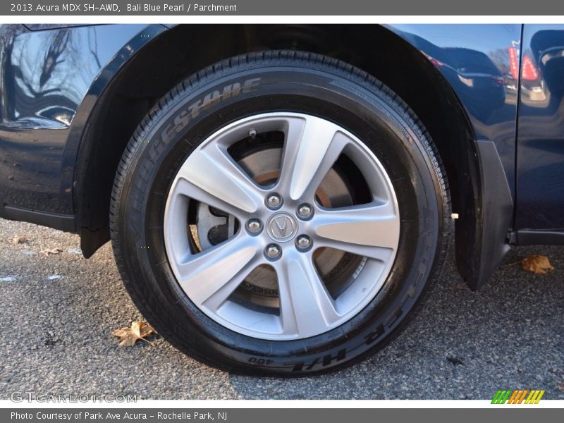 Bali Blue Pearl / Parchment 2013 Acura MDX SH-AWD