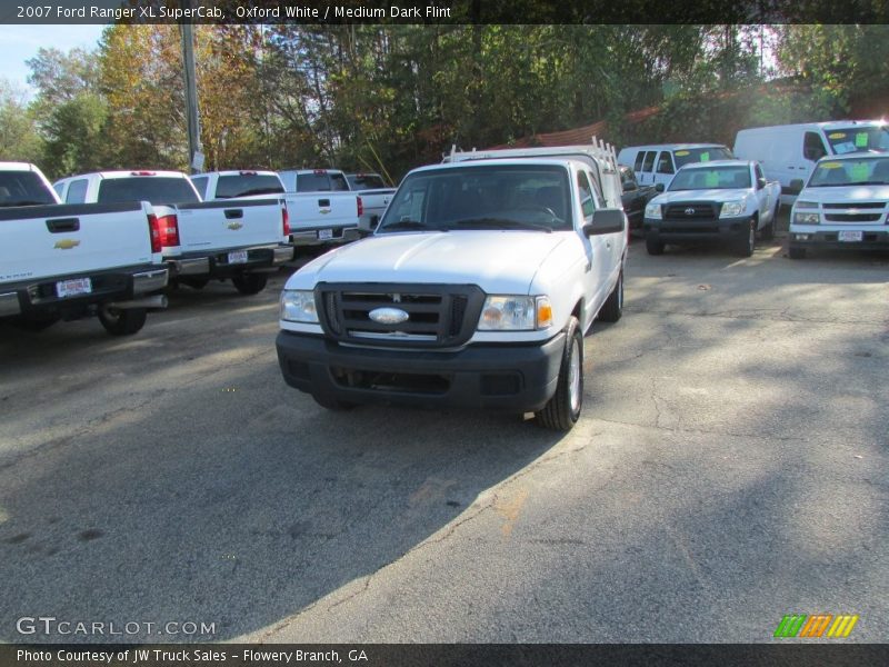 Oxford White / Medium Dark Flint 2007 Ford Ranger XL SuperCab
