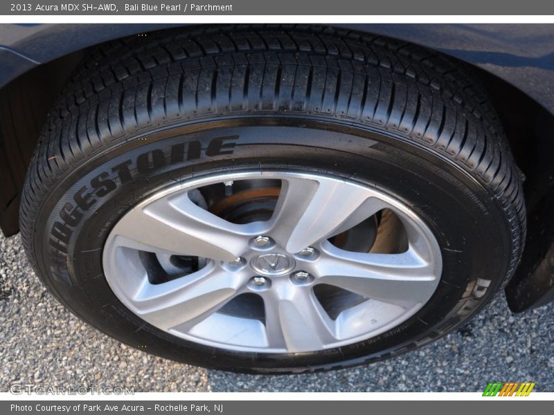 Bali Blue Pearl / Parchment 2013 Acura MDX SH-AWD