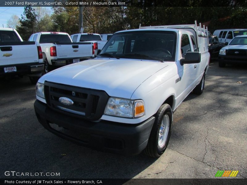 Oxford White / Medium Dark Flint 2007 Ford Ranger XL SuperCab