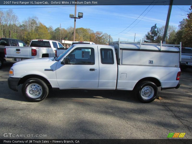 Oxford White / Medium Dark Flint 2007 Ford Ranger XL SuperCab