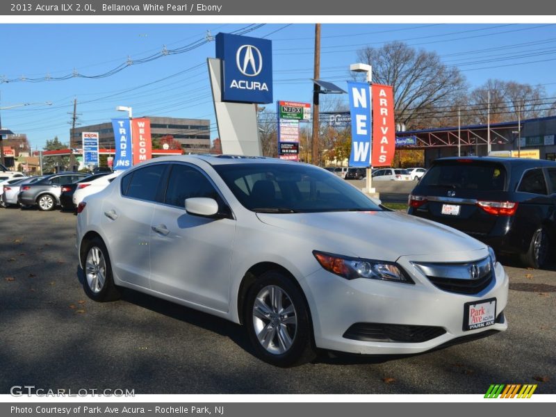 Bellanova White Pearl / Ebony 2013 Acura ILX 2.0L
