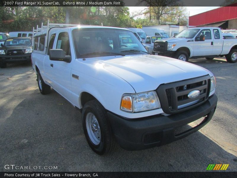 Oxford White / Medium Dark Flint 2007 Ford Ranger XL SuperCab