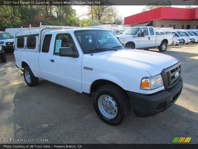 Oxford White / Medium Dark Flint 2007 Ford Ranger XL SuperCab