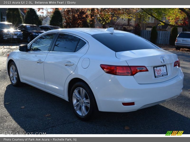 Bellanova White Pearl / Ebony 2013 Acura ILX 2.0L