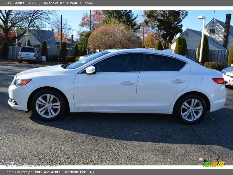 Bellanova White Pearl / Ebony 2013 Acura ILX 2.0L