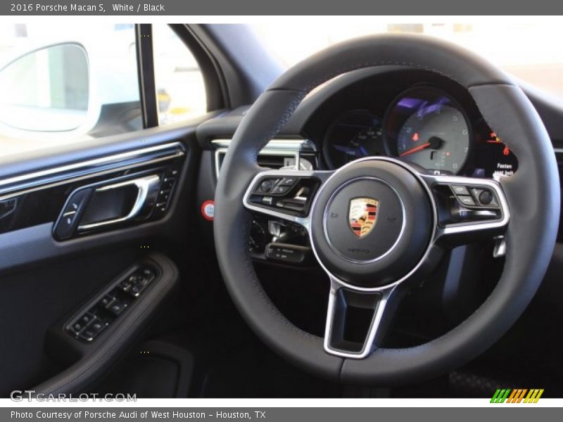 White / Black 2016 Porsche Macan S