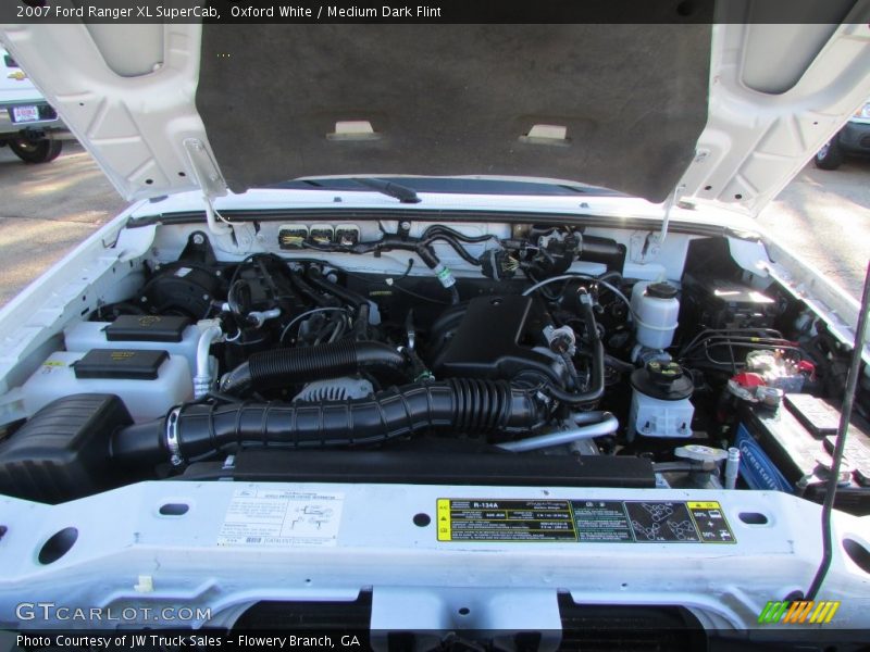 Oxford White / Medium Dark Flint 2007 Ford Ranger XL SuperCab