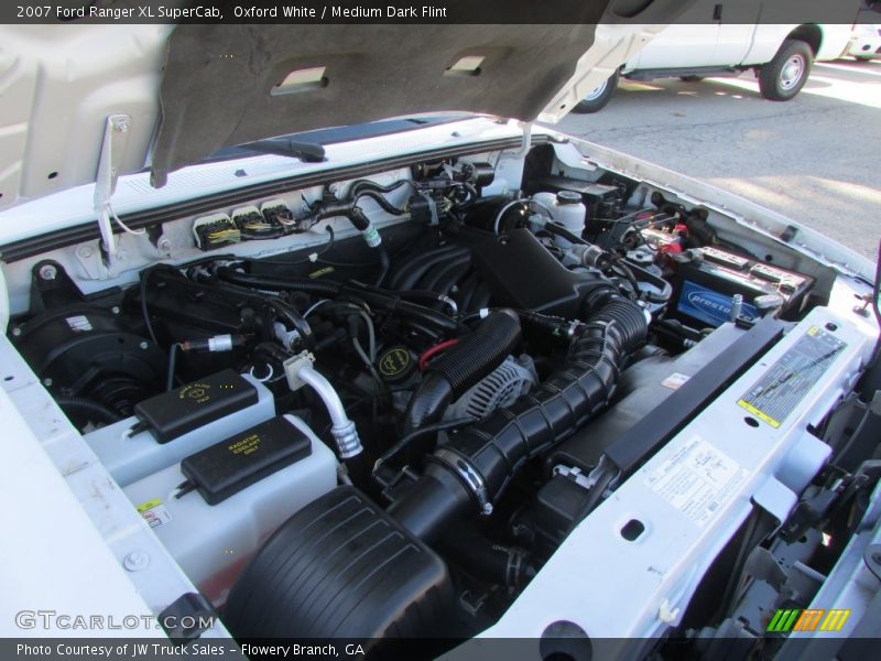 Oxford White / Medium Dark Flint 2007 Ford Ranger XL SuperCab