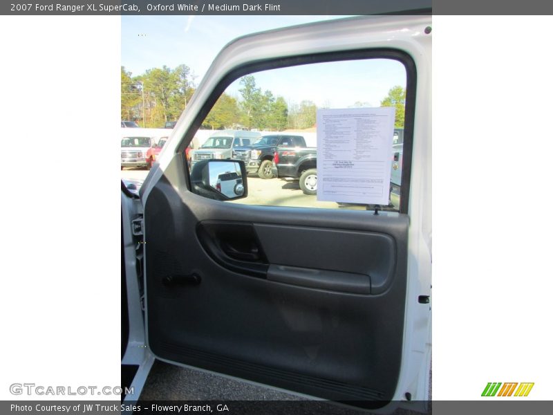 Oxford White / Medium Dark Flint 2007 Ford Ranger XL SuperCab