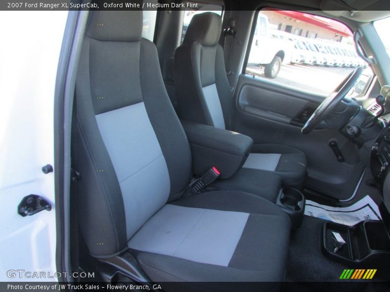Oxford White / Medium Dark Flint 2007 Ford Ranger XL SuperCab