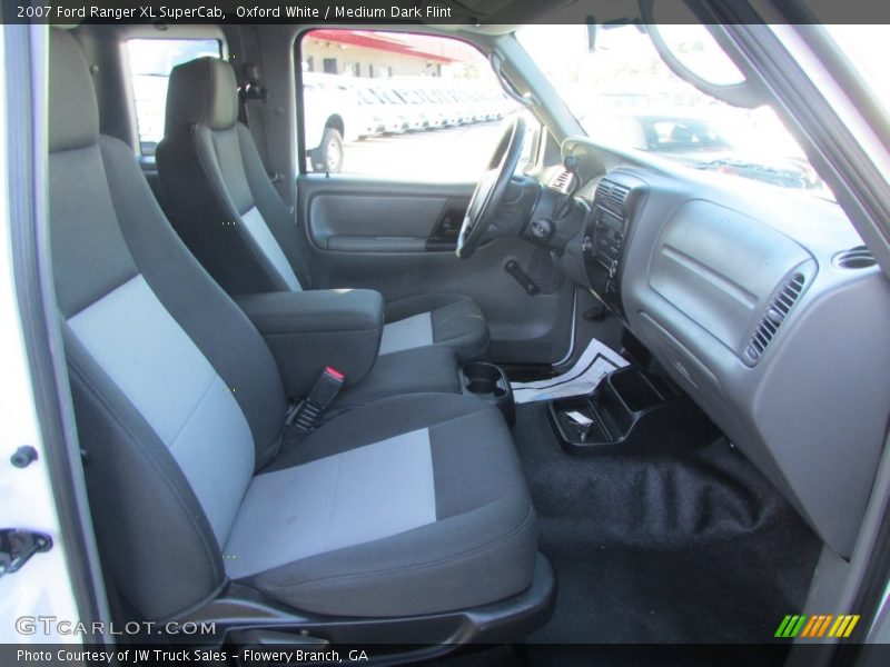 Oxford White / Medium Dark Flint 2007 Ford Ranger XL SuperCab