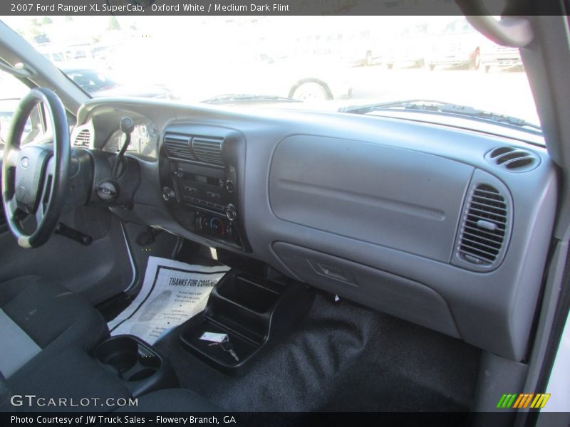 Oxford White / Medium Dark Flint 2007 Ford Ranger XL SuperCab