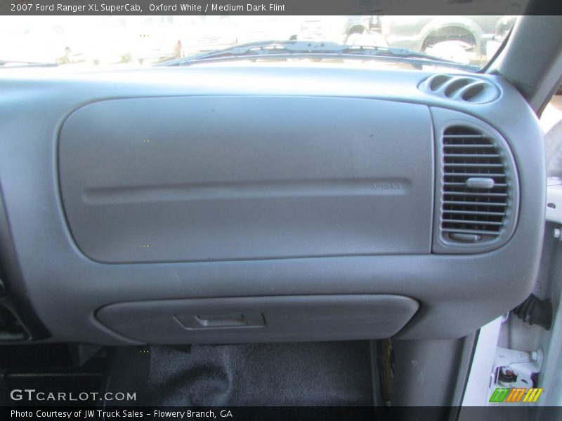 Oxford White / Medium Dark Flint 2007 Ford Ranger XL SuperCab