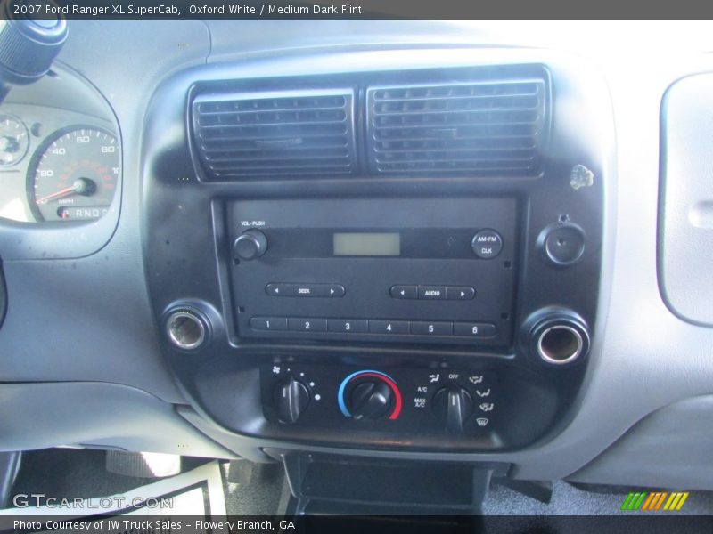 Oxford White / Medium Dark Flint 2007 Ford Ranger XL SuperCab