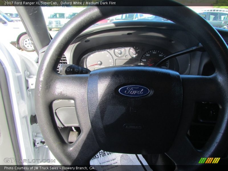 Oxford White / Medium Dark Flint 2007 Ford Ranger XL SuperCab