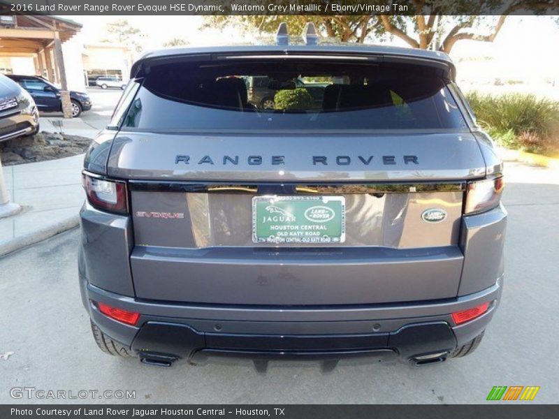 Waitomo Grey Metalllic / Ebony/Vintage Tan 2016 Land Rover Range Rover Evoque HSE Dynamic