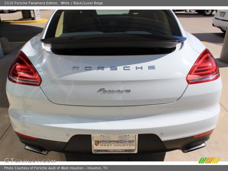 White / Black/Luxor Beige 2016 Porsche Panamera Edition
