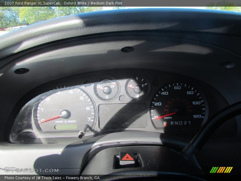 Oxford White / Medium Dark Flint 2007 Ford Ranger XL SuperCab