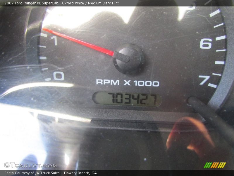 Oxford White / Medium Dark Flint 2007 Ford Ranger XL SuperCab