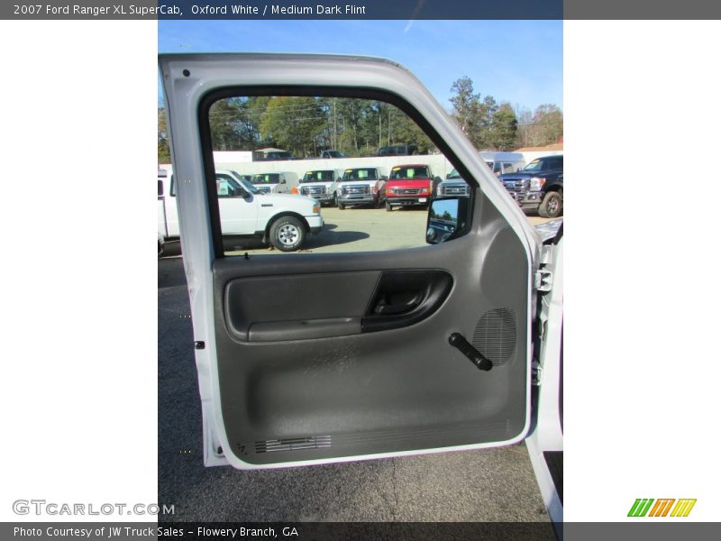 Oxford White / Medium Dark Flint 2007 Ford Ranger XL SuperCab
