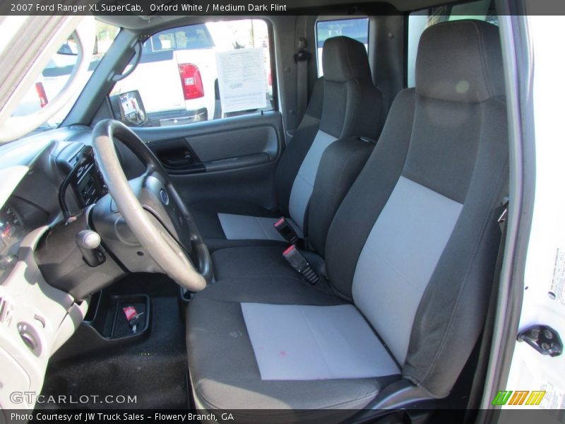 Oxford White / Medium Dark Flint 2007 Ford Ranger XL SuperCab