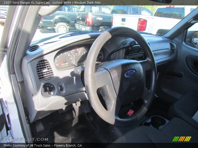 Oxford White / Medium Dark Flint 2007 Ford Ranger XL SuperCab