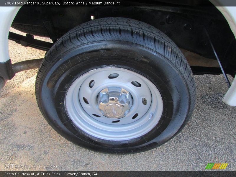 Oxford White / Medium Dark Flint 2007 Ford Ranger XL SuperCab