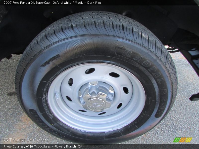 Oxford White / Medium Dark Flint 2007 Ford Ranger XL SuperCab