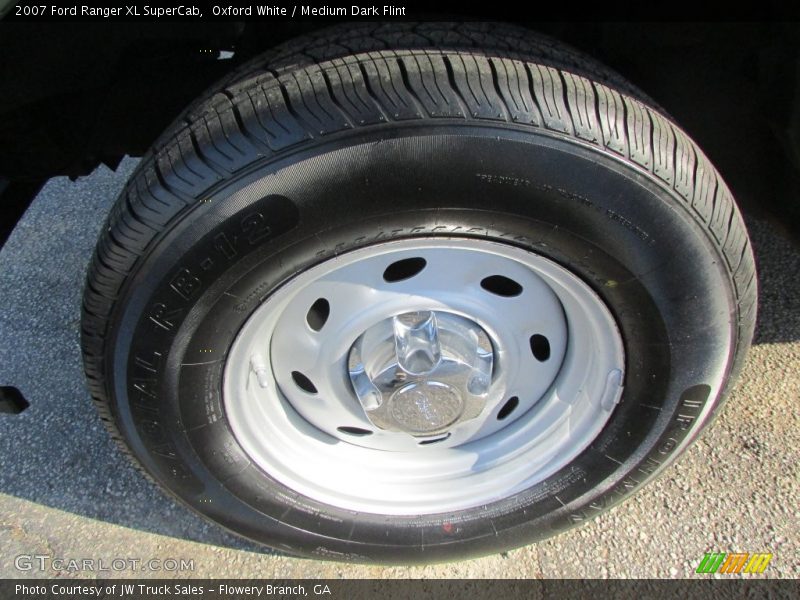 Oxford White / Medium Dark Flint 2007 Ford Ranger XL SuperCab