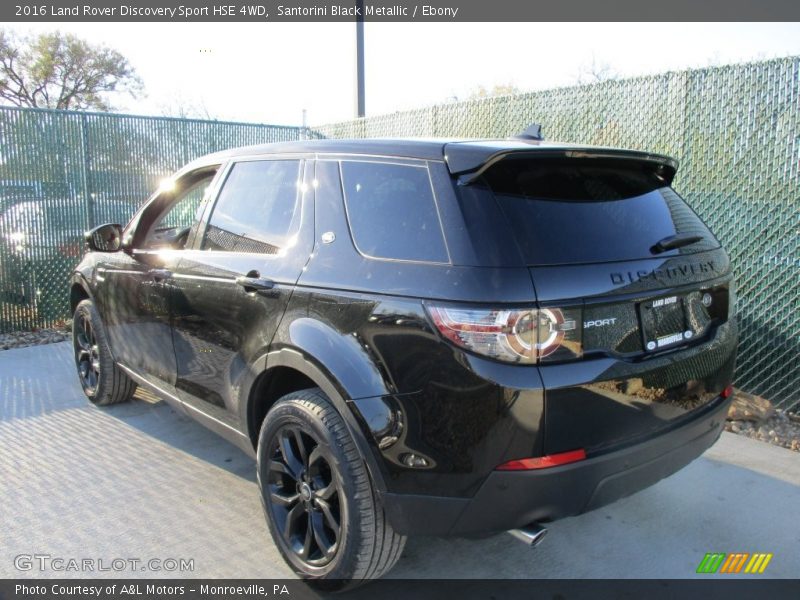 Santorini Black Metallic / Ebony 2016 Land Rover Discovery Sport HSE 4WD
