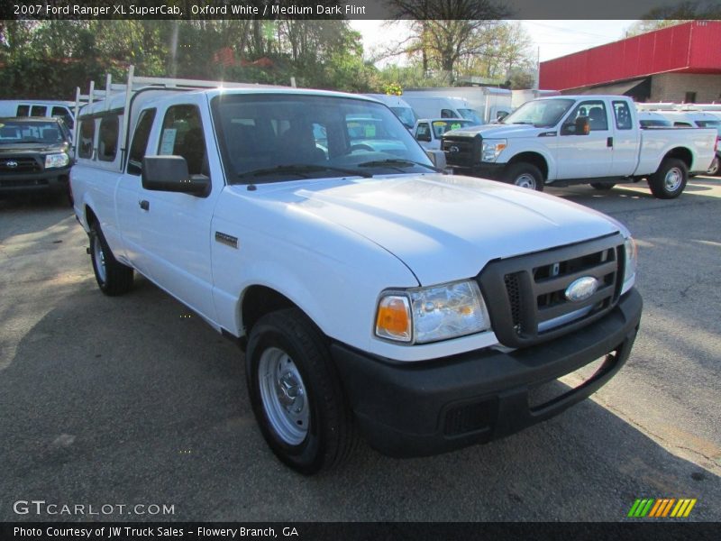 Oxford White / Medium Dark Flint 2007 Ford Ranger XL SuperCab