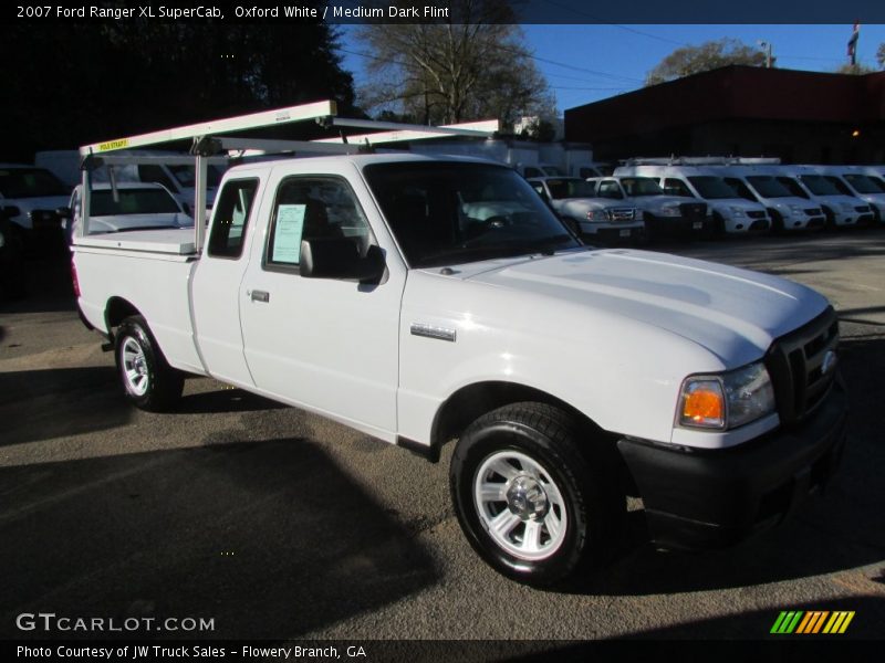 Oxford White / Medium Dark Flint 2007 Ford Ranger XL SuperCab