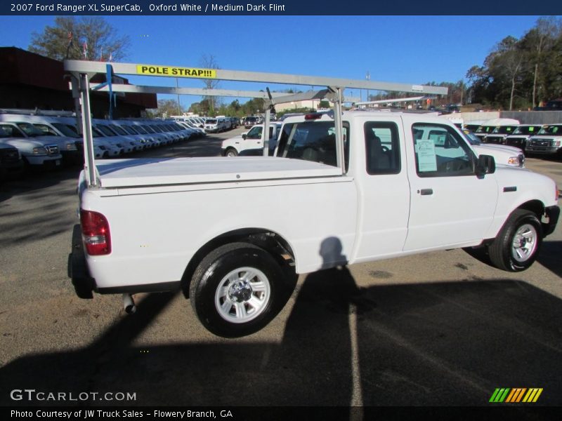 Oxford White / Medium Dark Flint 2007 Ford Ranger XL SuperCab