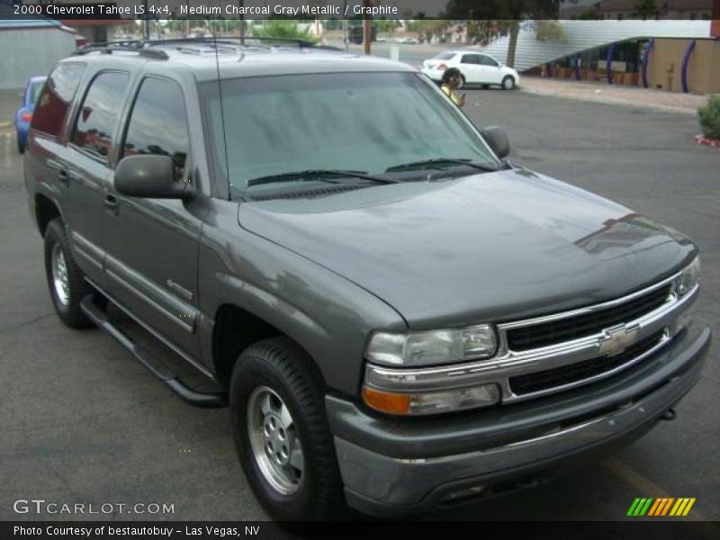 Medium Charcoal Gray Metallic / Graphite 2000 Chevrolet Tahoe LS 4x4