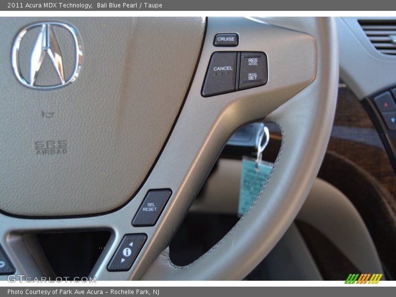 Bali Blue Pearl / Taupe 2011 Acura MDX Technology