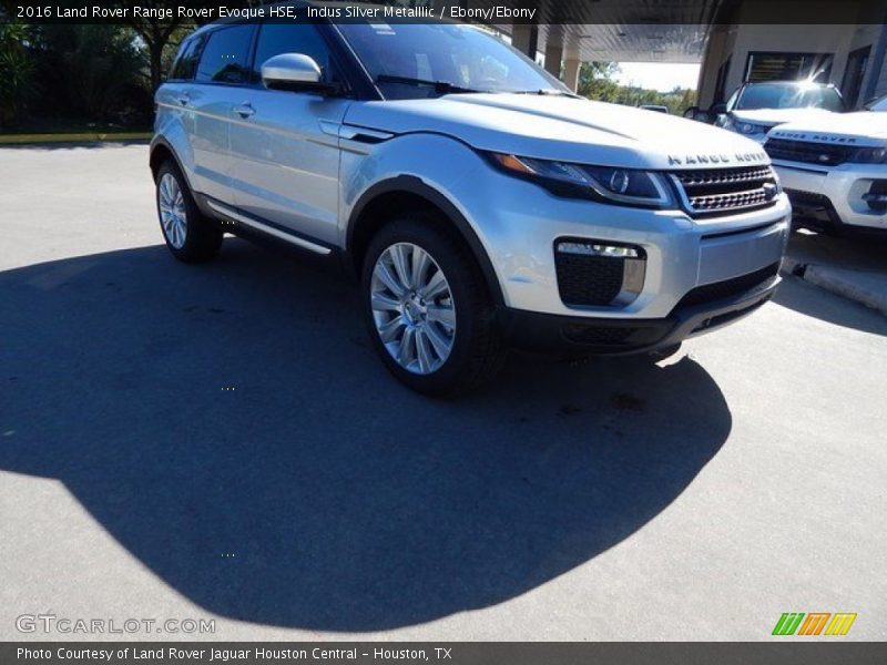 Indus Silver Metalllic / Ebony/Ebony 2016 Land Rover Range Rover Evoque HSE