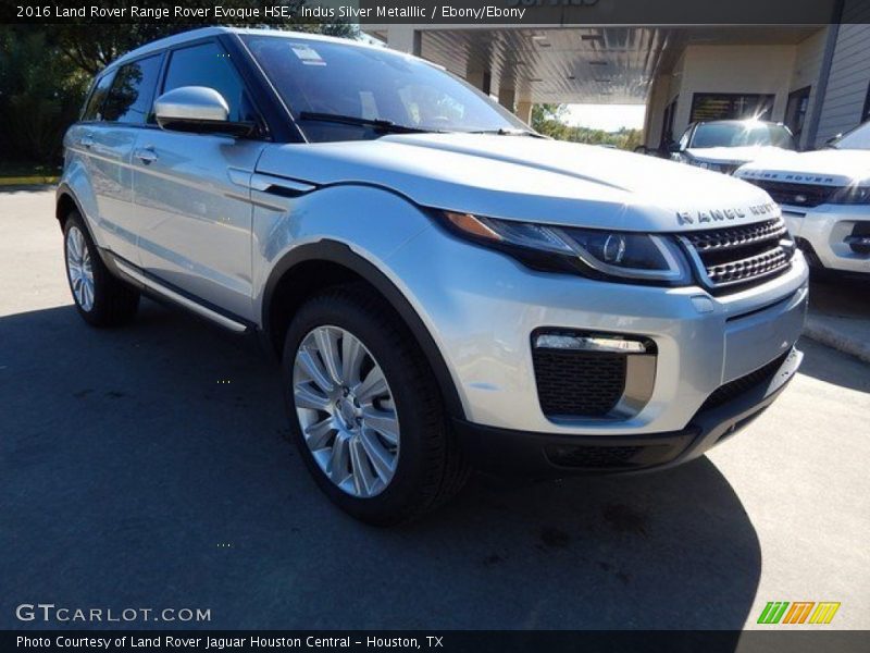 Indus Silver Metalllic / Ebony/Ebony 2016 Land Rover Range Rover Evoque HSE