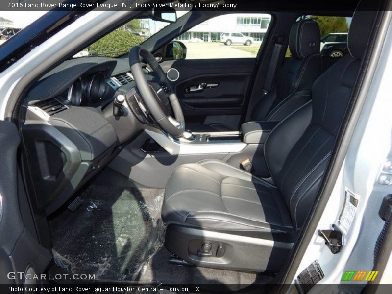 Indus Silver Metalllic / Ebony/Ebony 2016 Land Rover Range Rover Evoque HSE