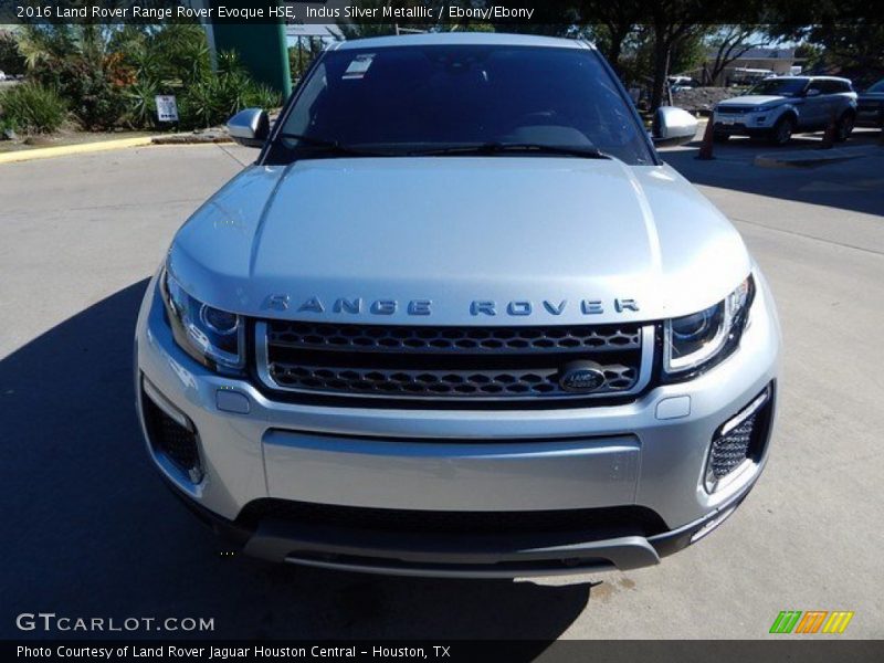 Indus Silver Metalllic / Ebony/Ebony 2016 Land Rover Range Rover Evoque HSE
