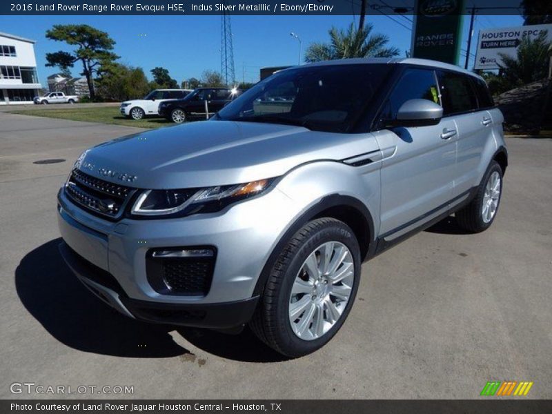 Indus Silver Metalllic / Ebony/Ebony 2016 Land Rover Range Rover Evoque HSE