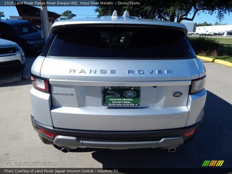 Indus Silver Metalllic / Ebony/Ebony 2016 Land Rover Range Rover Evoque HSE