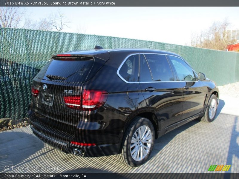 Sparkling Brown Metallic / Ivory White 2016 BMW X5 xDrive35i