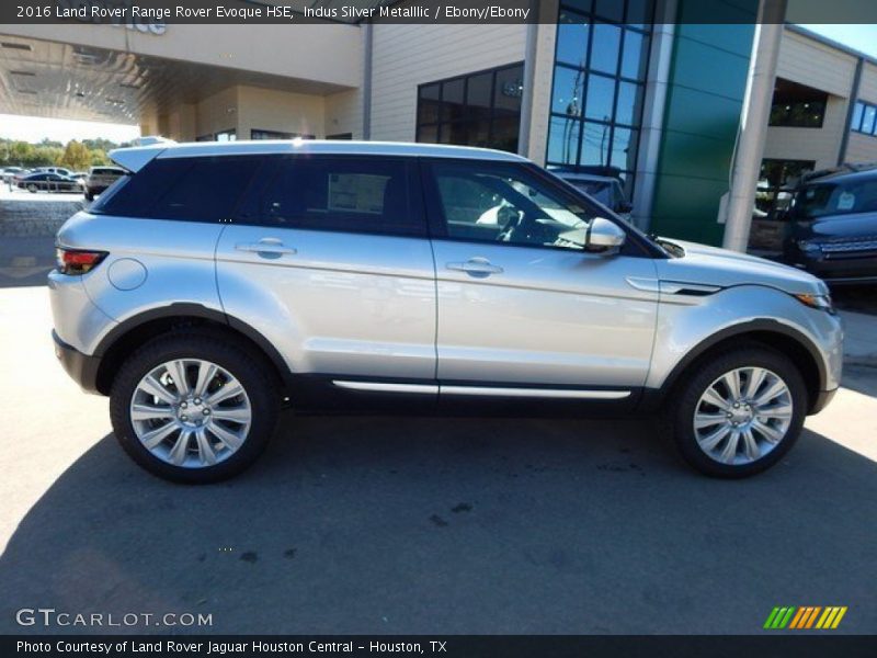 Indus Silver Metalllic / Ebony/Ebony 2016 Land Rover Range Rover Evoque HSE