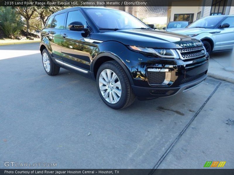 Santorini Black Metalllic / Ebony/Ebony 2016 Land Rover Range Rover Evoque HSE