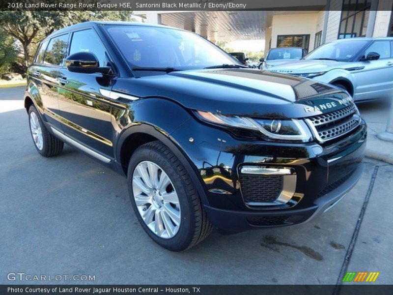 Santorini Black Metalllic / Ebony/Ebony 2016 Land Rover Range Rover Evoque HSE